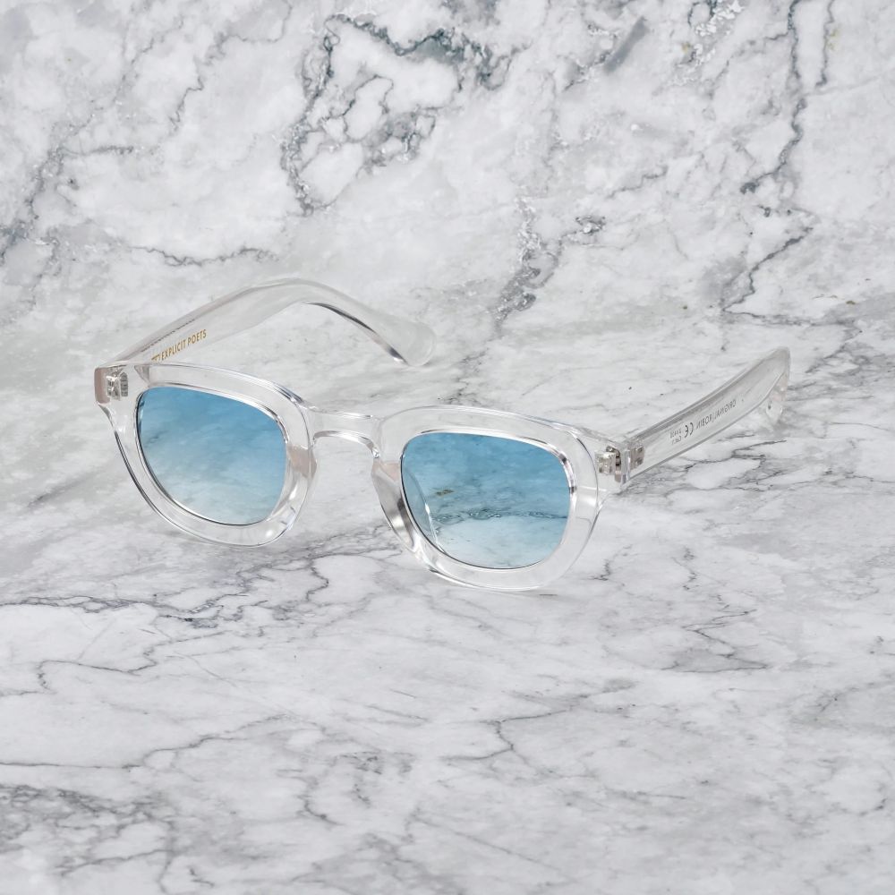 EXPLICIT POETS 5EP8-ROBIN CLEAR with UV PROTECTION UNISEX GLASSES