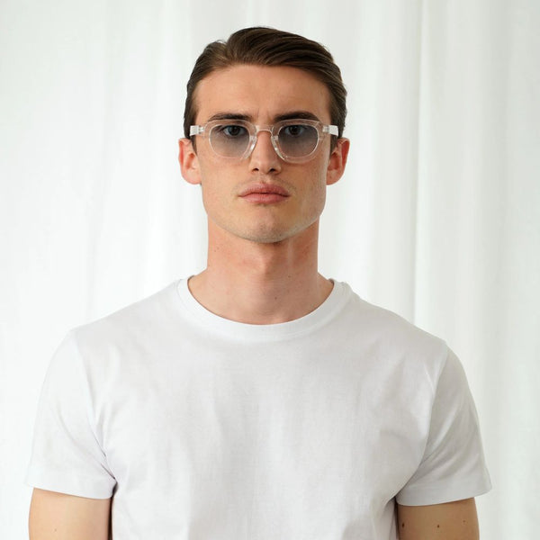 EXPLICIT POETS 5EP8-ROBIN CLEAR with UV PROTECTION UNISEX GLASSES