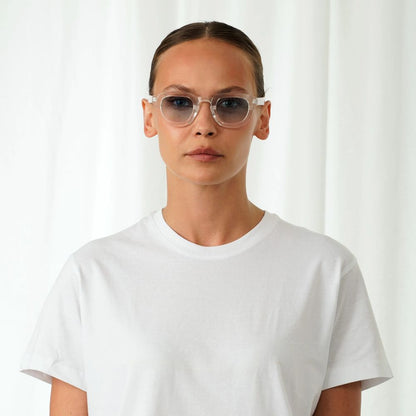 EXPLICIT POETS 5EP8-ROBIN CLEAR with UV PROTECTION UNISEX GLASSES