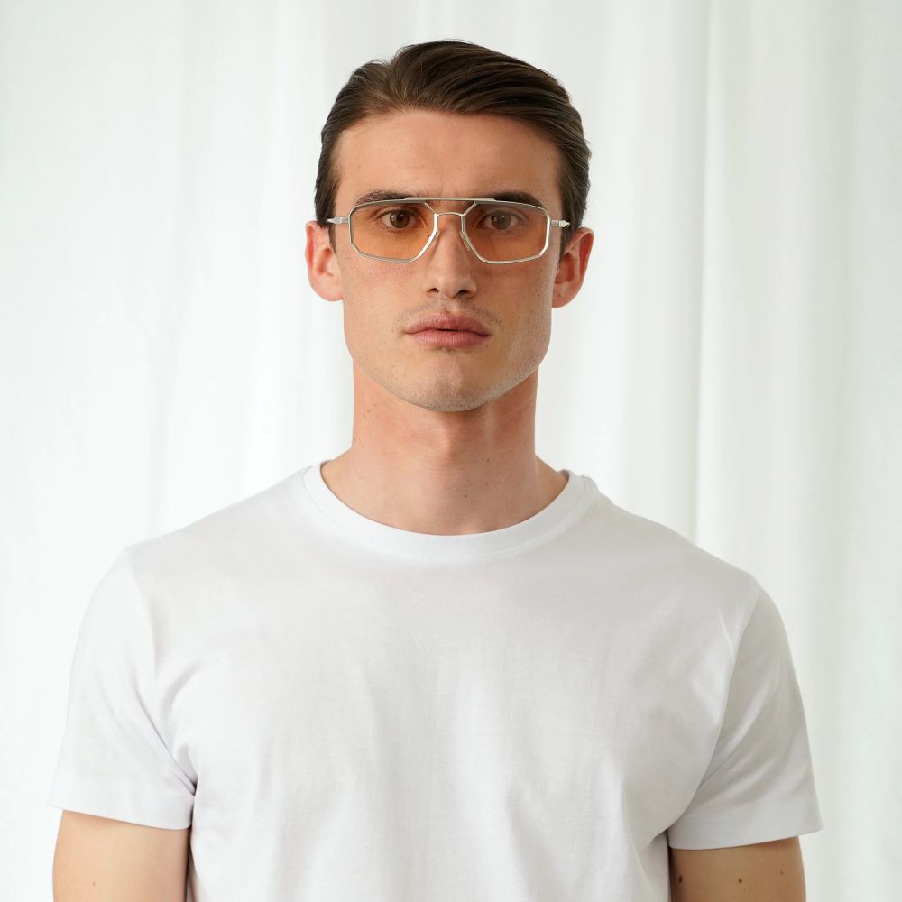 EXPLICIT POETS 6EP9-PABLO SILVER with UV PROTECTION UNISEX GLASSES