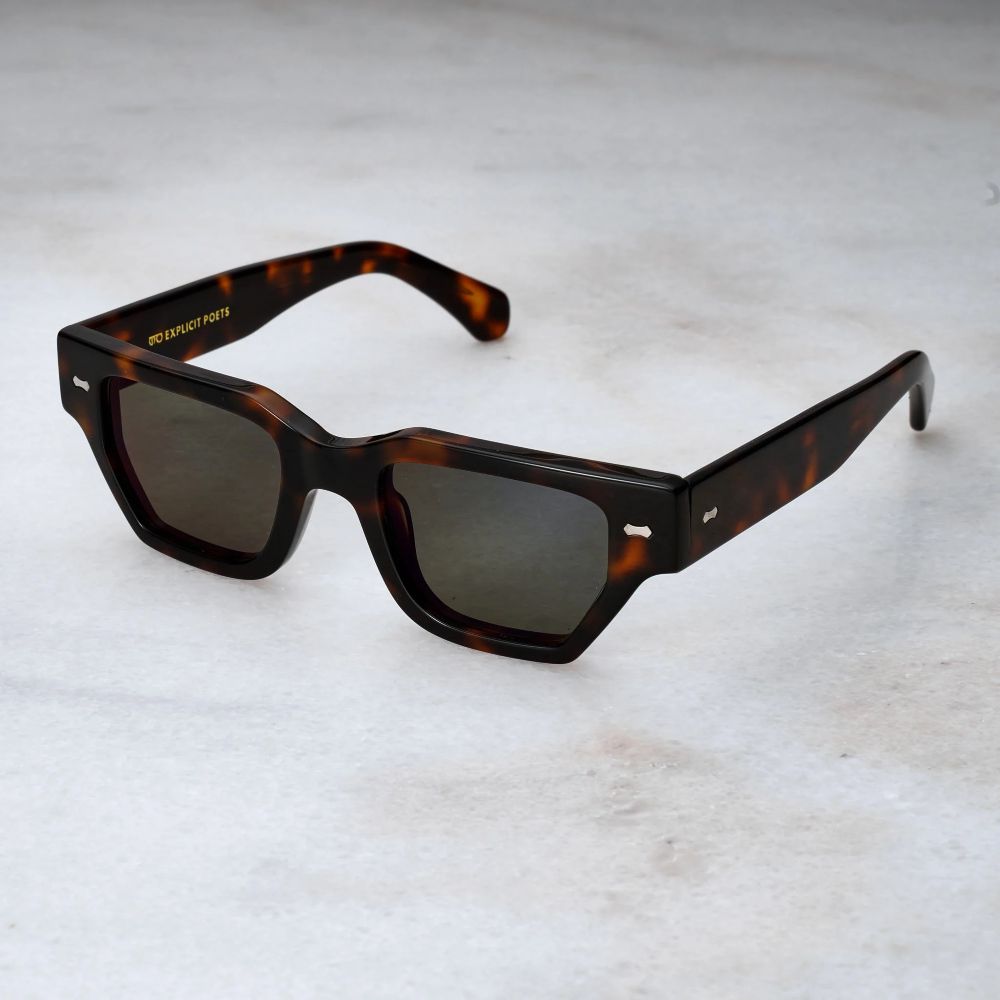 EXPLICIT POETS A10EP4-DYLAN TORTOISE with UV PROTECTION UNISEX GLASSES