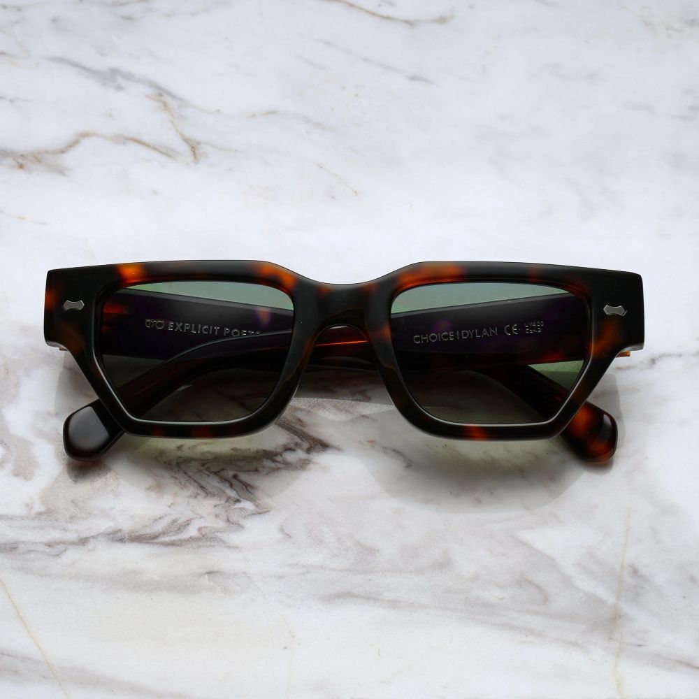 EXPLICIT POETS A10EP4-DYLAN TORTOISE with UV PROTECTION UNISEX GLASSES