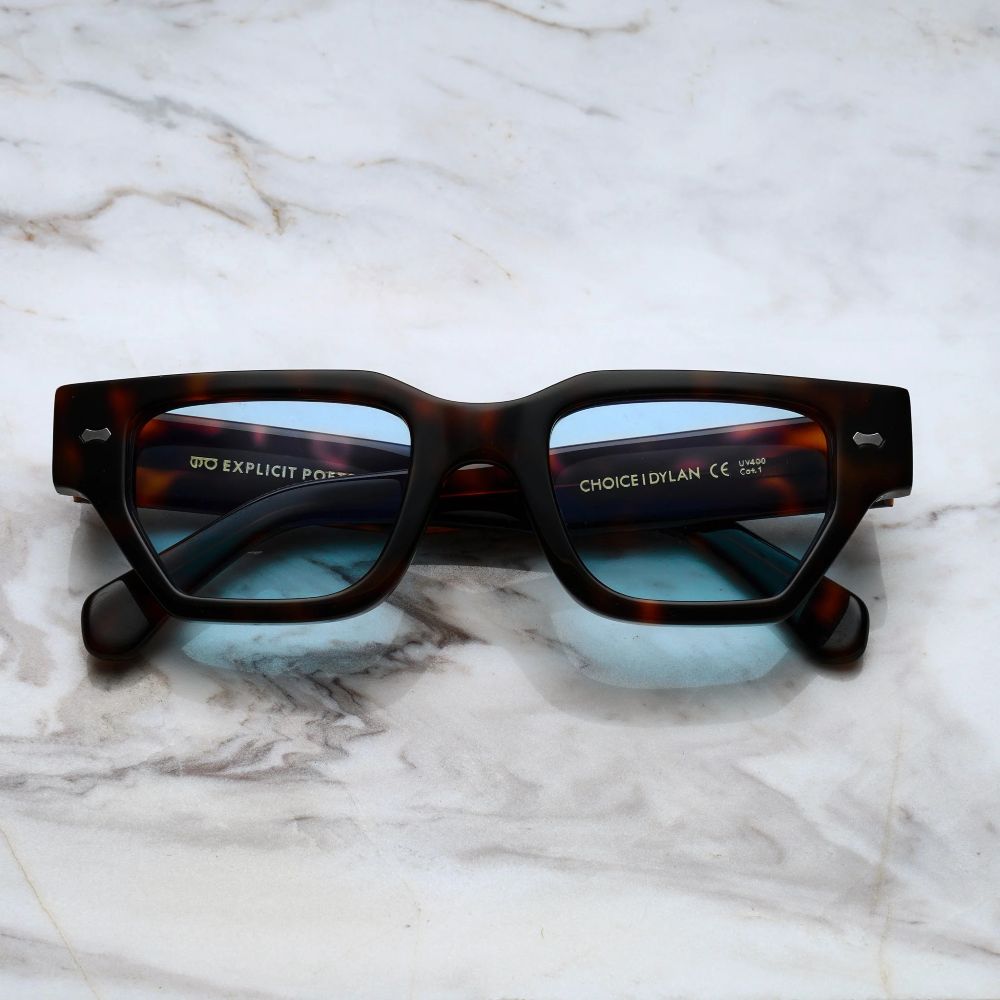 EXPLICIT POETS A10EP5-DYLAN TORTOISE with UV PROTECTION UNISEX GLASSES