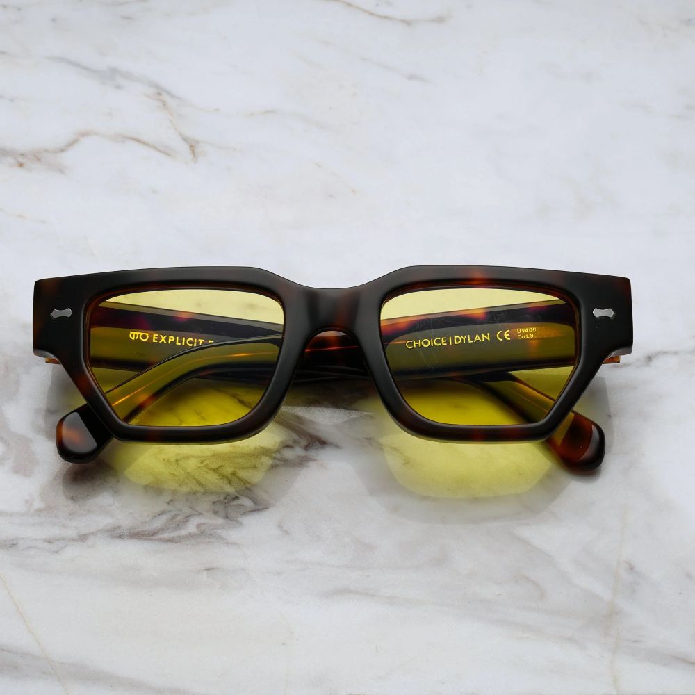 EXPLICIT POETS A10EP6-DYLAN TORTOISE with UV PROTECTION UNISEX GLASSES