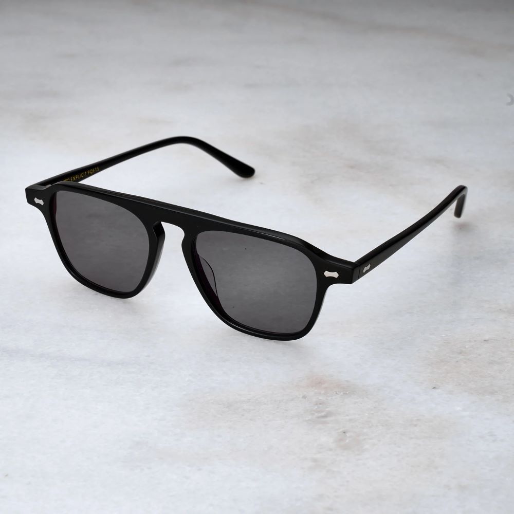 EXPLICIT POETS A11EP1-DANIEL BLACK with UV PROTECTION UNISEX GLASSES