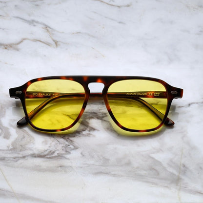 EXPLICIT POETS A11EP7-DANIEL TORTOISE with UV PROTECTION UNISEX GLASSES