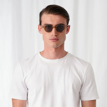 EXPLICIT POETS A12EP6-GIORGIO CHAMPAGNE with UV PROTECTION UNISEX GLASSES