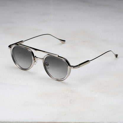 EXPLICIT POETS A20EP3-TEX SILVER&CLEAR with UV PROTECTION UNISEX GLASSES