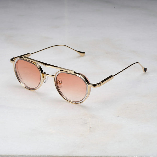 EXPLICIT POETS A20EP4-TEX GOLD&CLEAR with UV PROTECTION UNISEX GLASSES