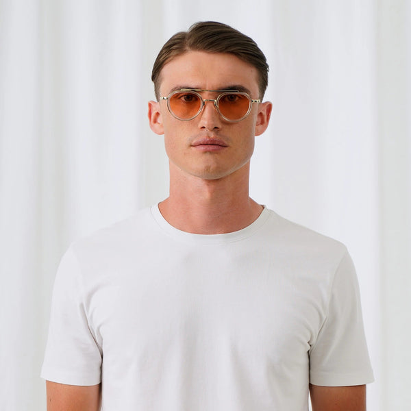 EXPLICIT POETS A20EP4-TEX GOLD&CLEAR with UV PROTECTION UNISEX GLASSES