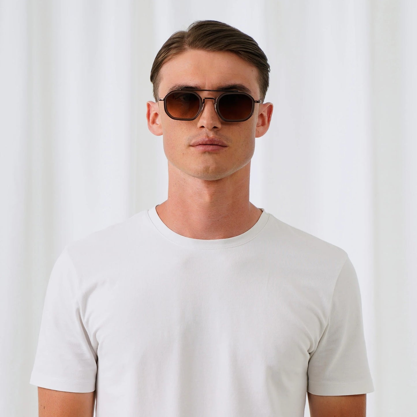 EXPLICIT POETS A21EP5M-VEX MATT BRONZE&MATT BROWN with UV PROTECTION UNISEX GLASSES