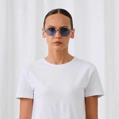 EXPLICIT POETS A22EP3-NAYA SILVER with UV PROTECTION UNISEX GLASSES