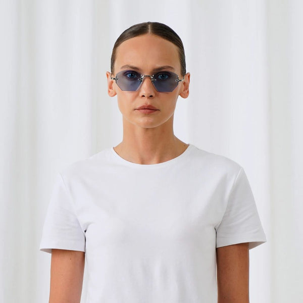 EXPLICIT POETS A22EP3-NAYA SILVER with UV PROTECTION UNISEX GLASSES