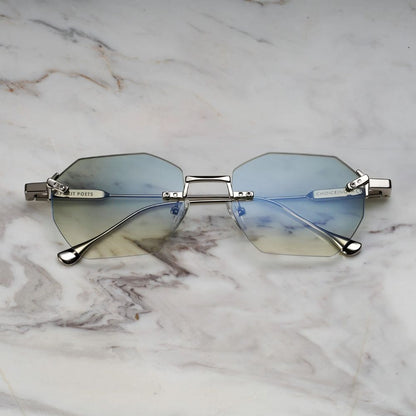 EXPLICIT POETS A23EP3-NOVA SILVER with UV PROTECTION UNISEX GLASSES