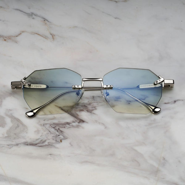 EXPLICIT POETS A23EP3-NOVA SILVER with UV PROTECTION UNISEX GLASSES