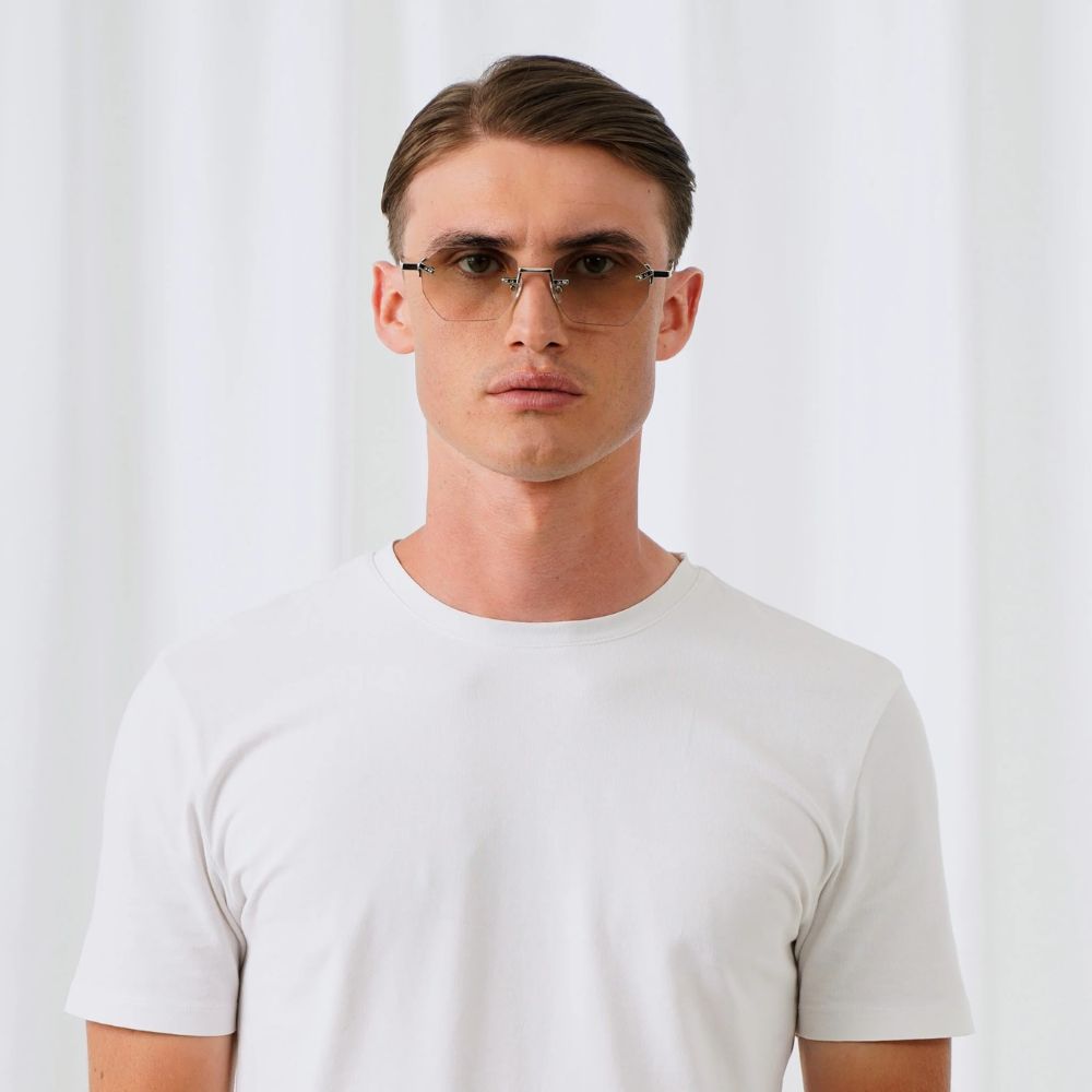 EXPLICIT POETS A23EP3-NOVA SILVER with UV PROTECTION UNISEX GLASSES