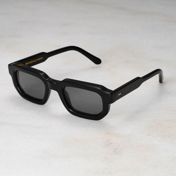 EXPLICIT POETS A7EP3-HARPER BLACK with UV PROTECTION UNISEX GLASSES