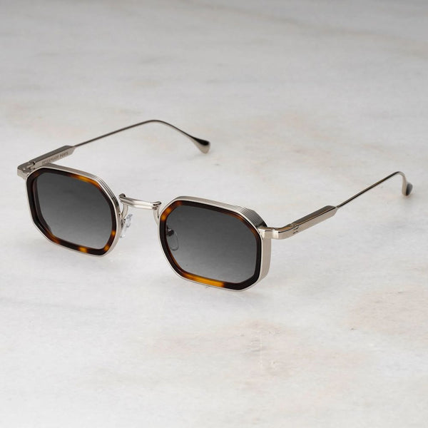 EXPLICIT POETS A8EP7-LEX SILVER&TORTOISE with UV PROTECTION UNISEX GLASSES