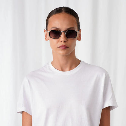 EXPLICIT POETS A8EP7-LEX SILVER&TORTOISE with UV PROTECTION UNISEX GLASSES