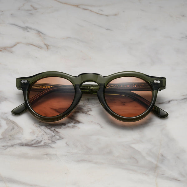 EXPLICIT POETS ALBERT GREEN-BROWN SUNGLASSES