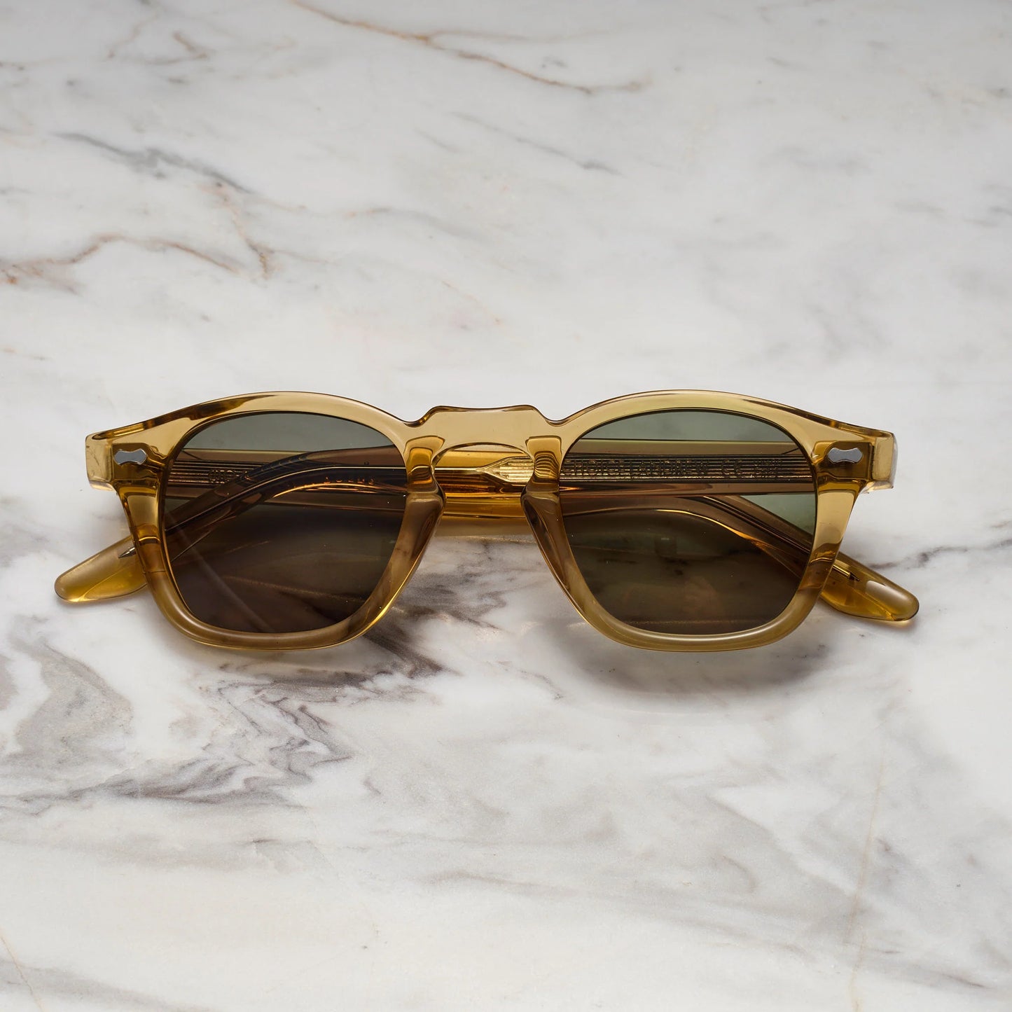 EXPLICIT POETS ANDREW CHAMPAGNE-GREEN SUNGLASSES