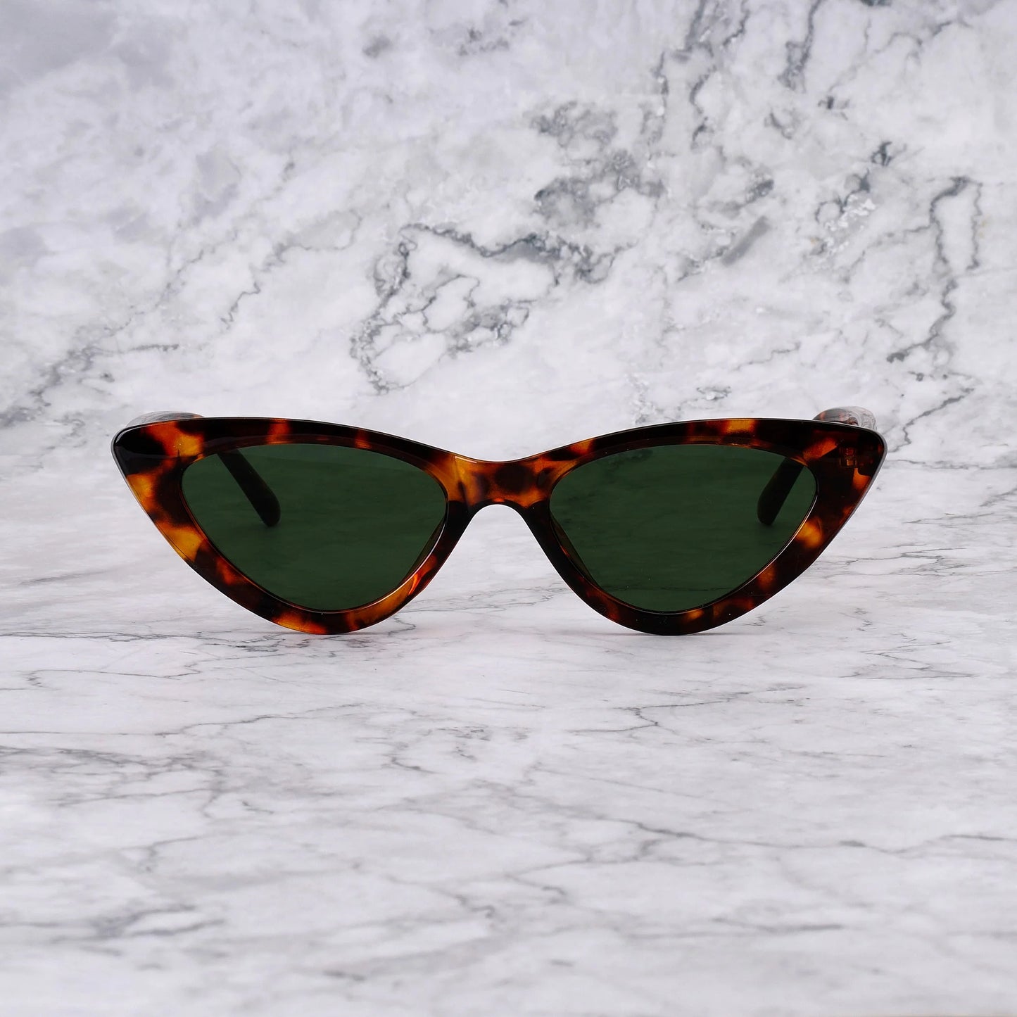 EXPLICIT POETS BELLA TORTOISE-GREEN SUNGLASSES