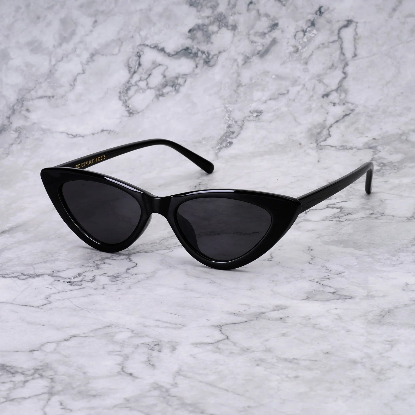 EXPLICIT POETS BELLA BLACK-GRAY SUNGLASSES