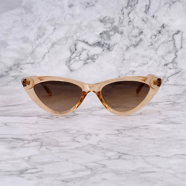 EXPLICIT POETS BELLA CHAMPAGNE-GRADIENT BROWN SUNGLASSES