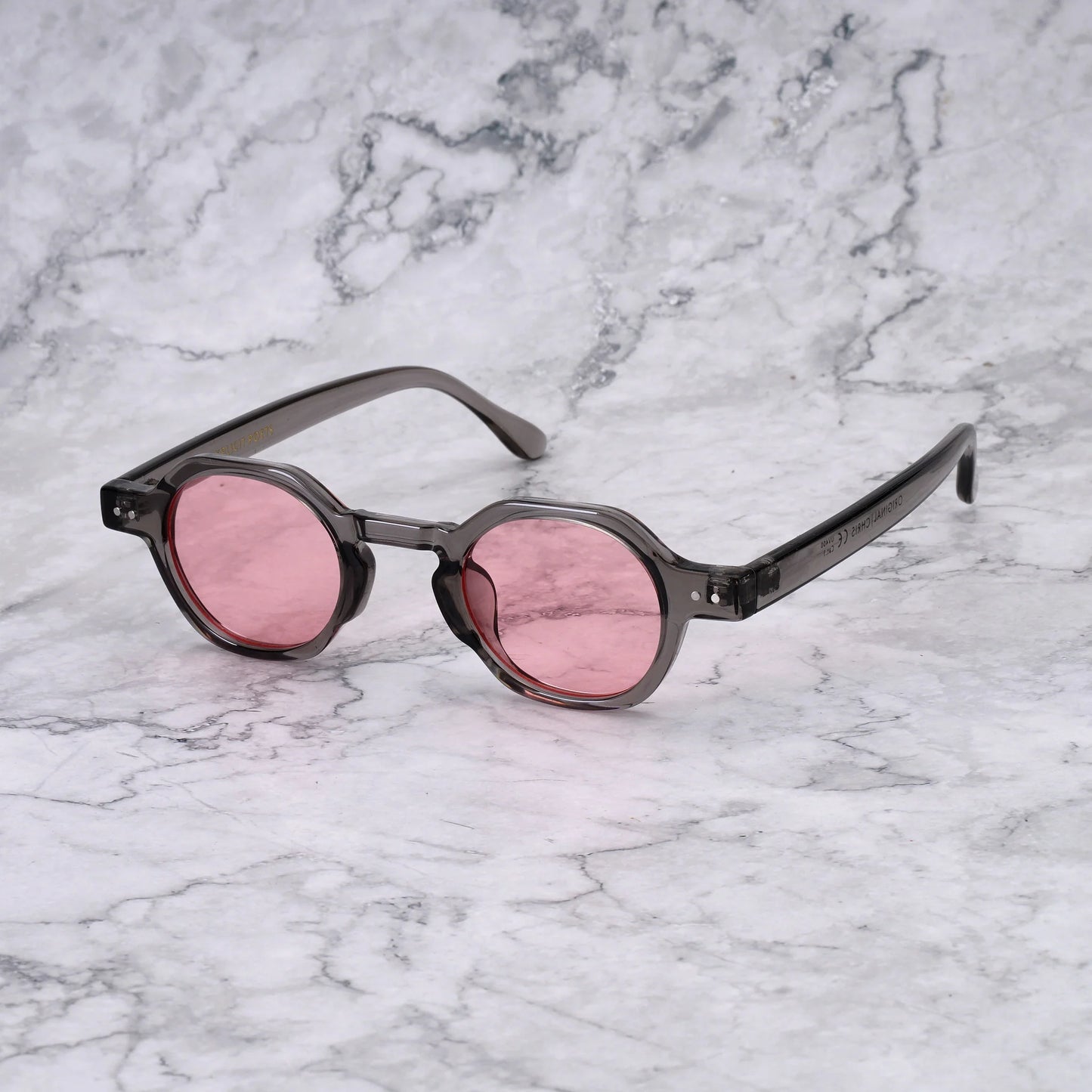EXPLICIT POETS CHRIS GRAY-PINK SUNGLASSES