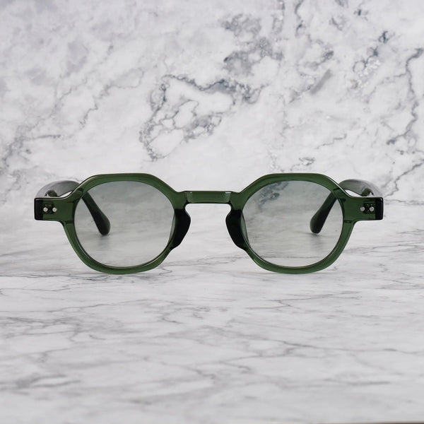 EXPLICIT POETS CHRIS GREEN-GRADIENT GREEN SUNGLASSES