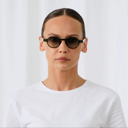 EXPLICIT POETS CHRIS GREEN-GRADIENT GREEN SUNGLASSES