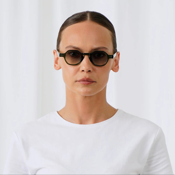 EXPLICIT POETS CHRIS GREEN-GRADIENT GREEN SUNGLASSES