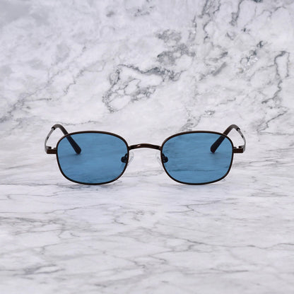 EXPLICIT POETS CRUZ MATTBRONZE-BLUE SUNGLASSES