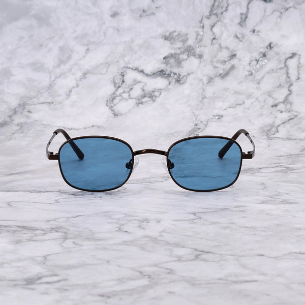 EXPLICIT POETS CRUZ MATTBRONZE-BLUE SUNGLASSES