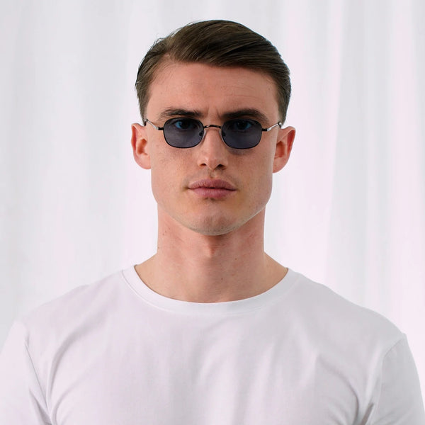 EXPLICIT POETS CRUZ MATTBRONZE-BLUE SUNGLASSES