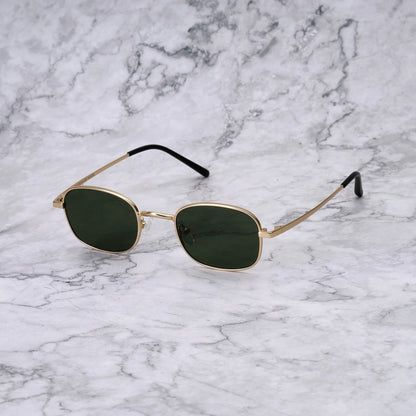 EXPLICIT POETS CRUZ MATTGOLD-GREEN SUNGLASSES