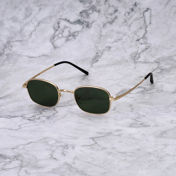 EXPLICIT POETS CRUZ MATTGOLD-GREEN SUNGLASSES