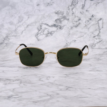EXPLICIT POETS CRUZ MATTGOLD-GREEN SUNGLASSES