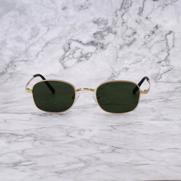 EXPLICIT POETS CRUZ MATTGOLD-GREEN SUNGLASSES