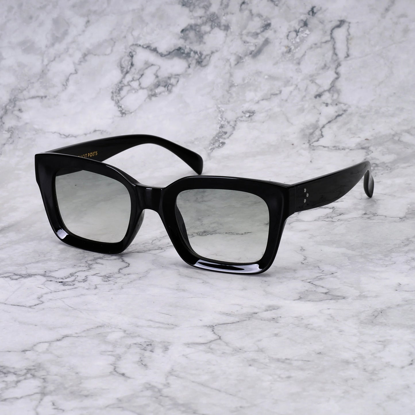 EXPLICIT POETS GRACE BLACK-GRADIENT GREEN SUNGLASSES