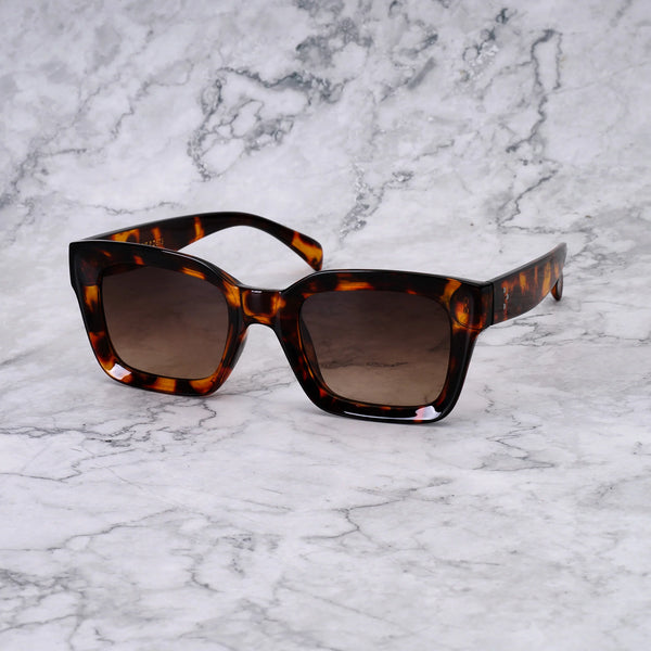 EXPLICIT POETS GRACE TORTOISE-GRADIENT BROWN SUNGLASSES