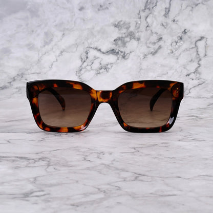 EXPLICIT POETS GRACE TORTOISE-GRADIENT BROWN SUNGLASSES
