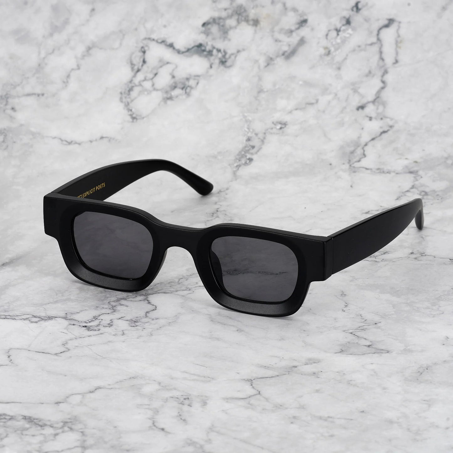 EXPLICIT POETS JIMMY MATTBLACK-GRAY SUNGLASSES