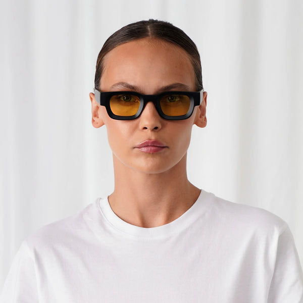 EXPLICIT POETS JIMMY MATTBLACK-YELLOW SUNGLASSES