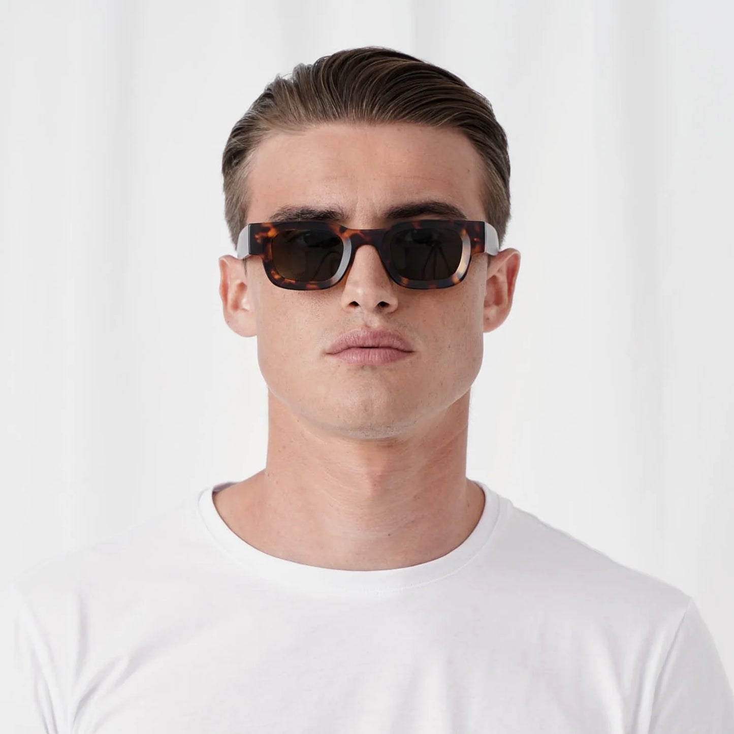 EXPLICIT POETS JIMMY MATTTORTOISE-GREEN SUNGLASSES
