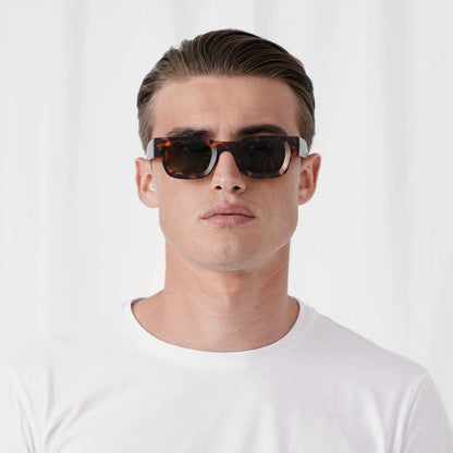 EXPLICIT POETS JIMMY MATTTORTOISE-GREEN SUNGLASSES