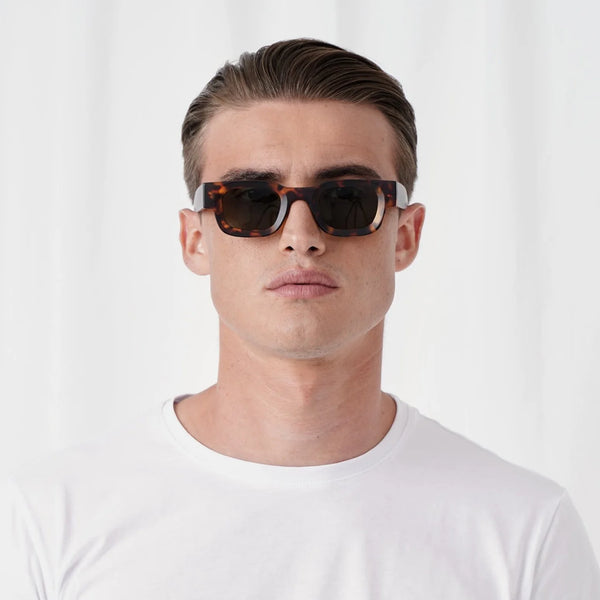 EXPLICIT POETS JIMMY MATTTORTOISE-GREEN SUNGLASSES