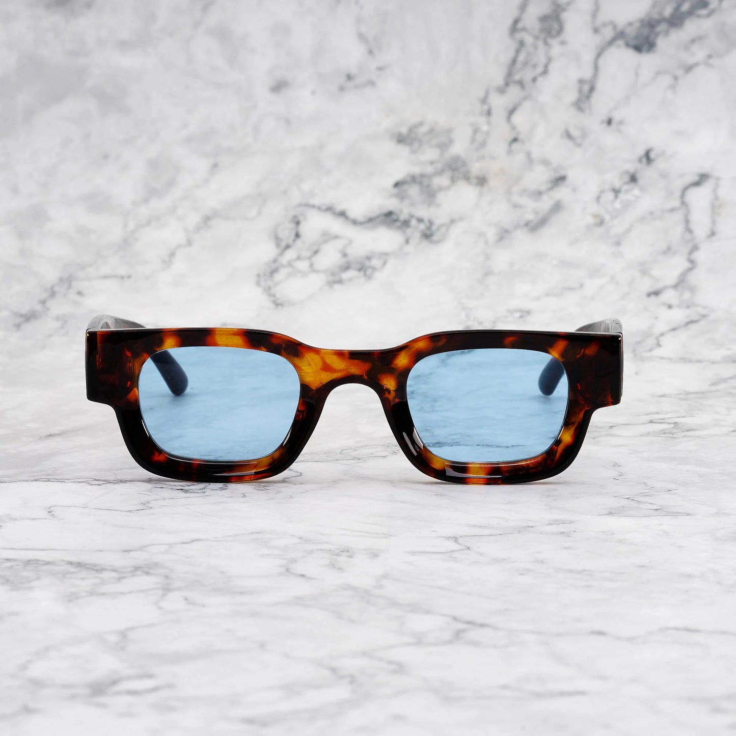 EXPLICIT POETS JIMMY TORTOISE-BLUE SUNGLASSES