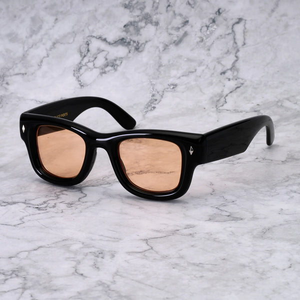 EXPLICIT POETS KAYA BLACK-PEACH SUNGLASSES