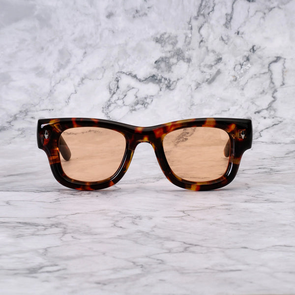 EXPLICIT POETS KAYA TORTOISE-PEACH SUNGLASSES
